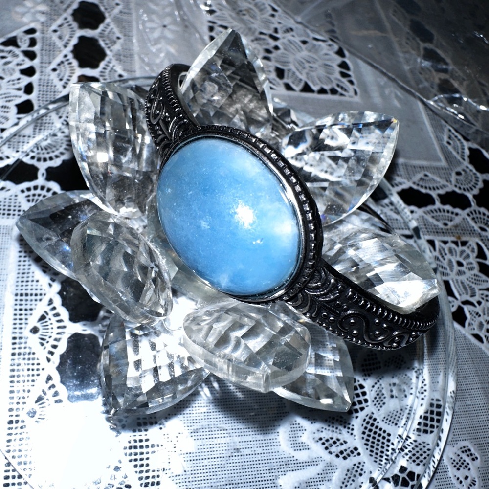 Natural Aquamarine gemstone Bracelet